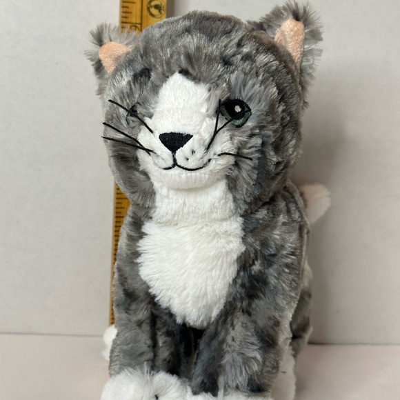 IKEA Cat Plush Lilleplutt Striped Grey Tabby Cat Retired 9 inches tall - Picture 2 of 5